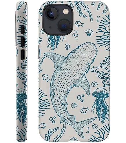 Amazon.com: ilikediy for iPhone 13/14 Case,HH2 Ocean Whale